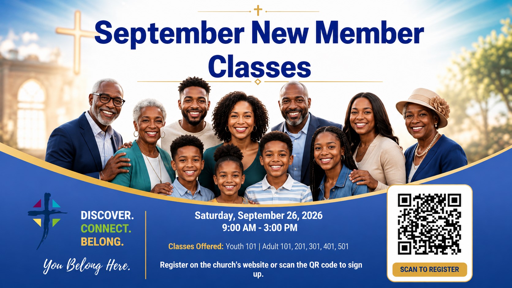 New Members Class Schedule